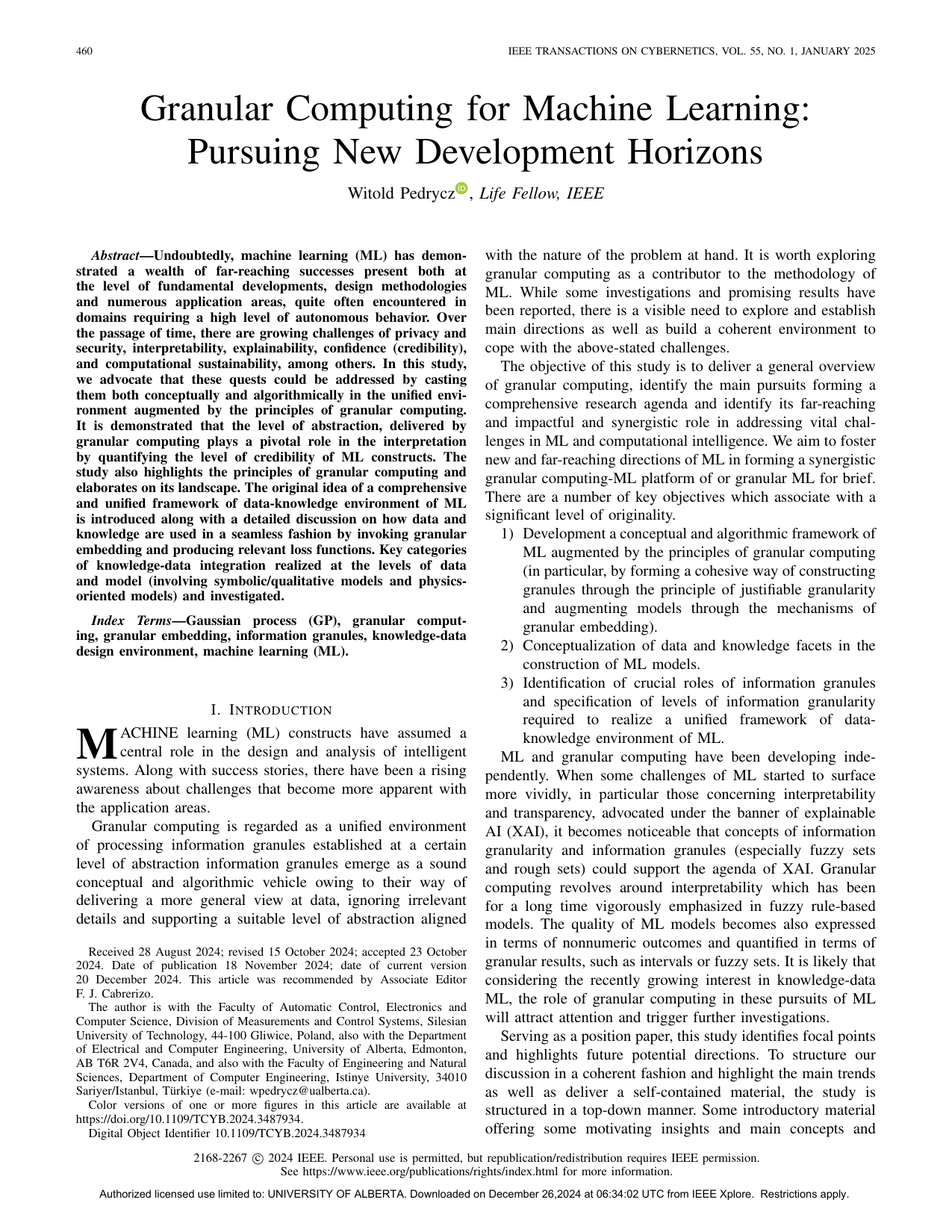 Granular Computing abstract page